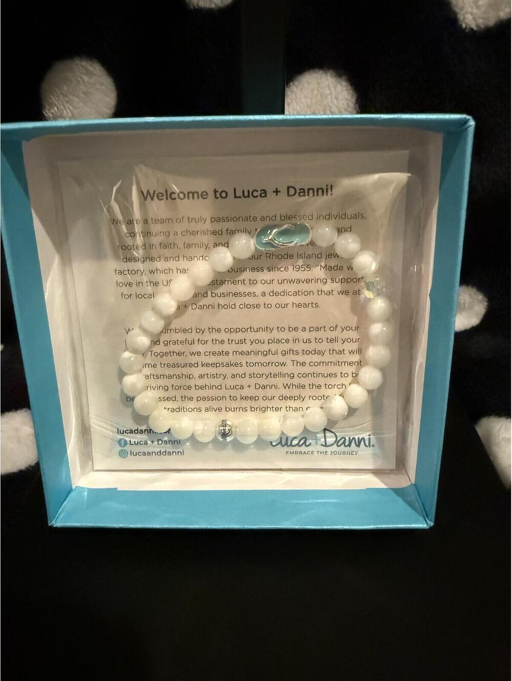 Luca + Danni Beach Bracelet Flip Flop Beaded Bracelet NIB